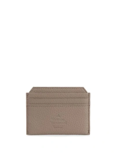 Shop Vivienne Westwood Orb Cardholder - Grey