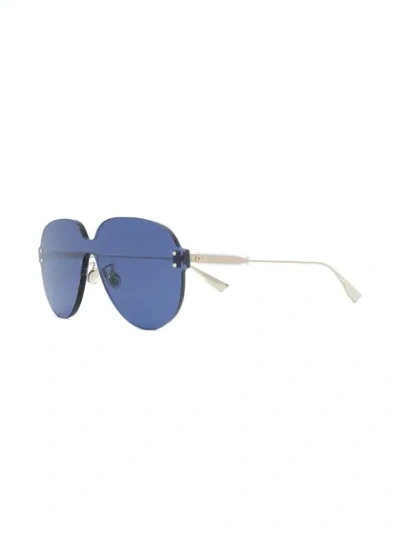 Shop Dior Colorquake3 Sunglasses In Blue