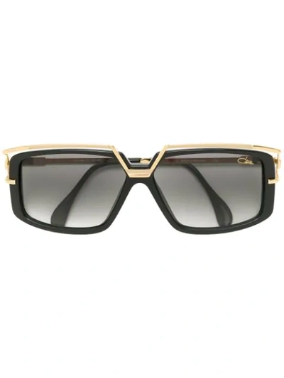 Shop Cazal Square-frame Sunglasses In Black