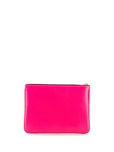 Shop Comme Des Garçons Wallet Super Fluo Wallet - Pink