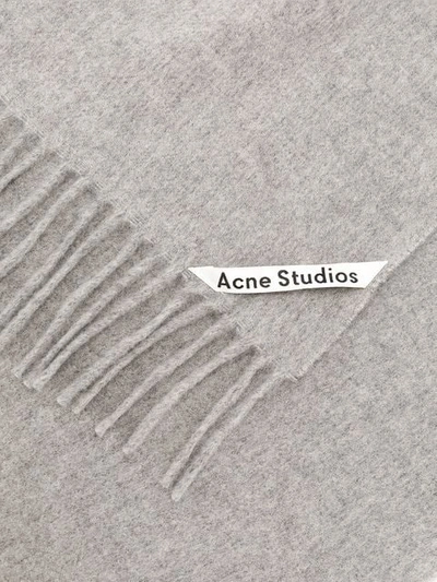 Shop Acne Studios Canada New Oversized Scarf In Grey