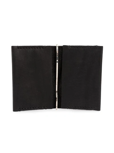 Werkstatt:münchen Foldover Note Case In Black