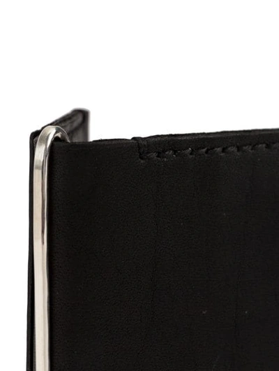Werkstatt:münchen Foldover Note Case In Black