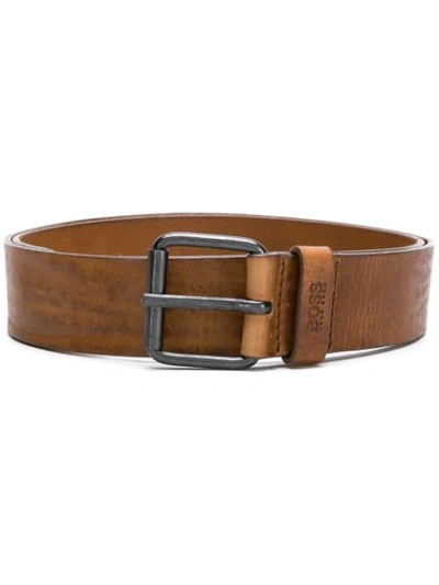 Shop Hugo Boss Boss  Buckle Belt - Brown