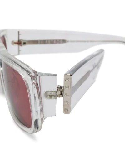 Shop Retrosuperfuture Smile Sunglasses In White