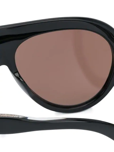 Shop Gucci Aviator Sunglasses In Black