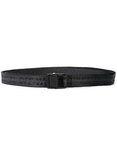 Shop Off-white Mini Industrial Belt In Black