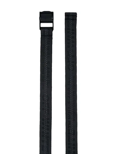 Shop Off-white Mini Industrial Belt In Black