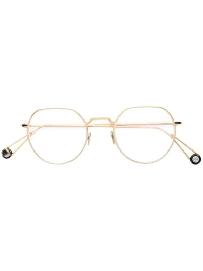 Shop Ahlem Place Dauphine Glasses In Metallic