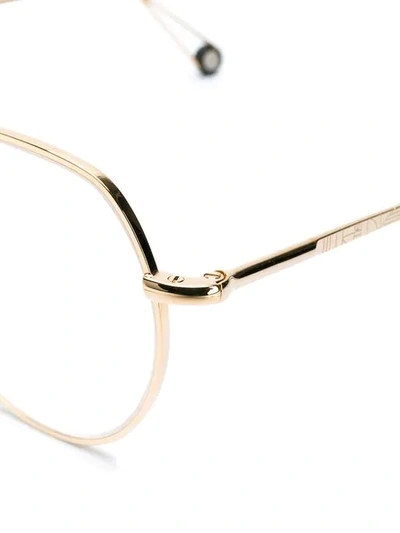 Shop Ahlem Place Dauphine Glasses In Metallic