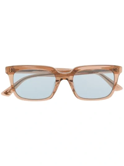 Shop Mcq By Alexander Mcqueen Square Frame Sunglasses In Neutrals