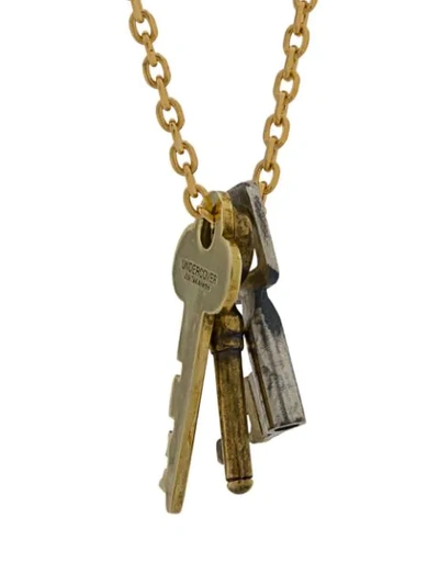 Shop Undercover Key Pendant Necklace - Gold