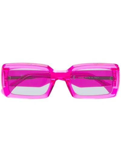 Shop Retrosuperfuture Sacro Sunglasses In Pink