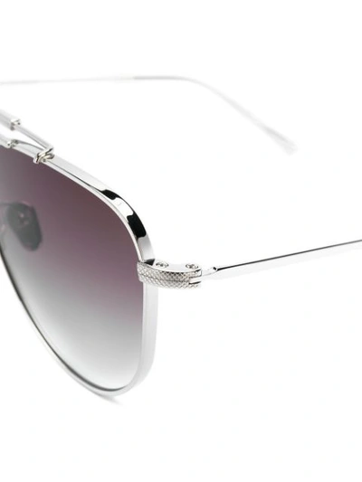 Shop Frency & Mercury Spacer Aviator Sunglasses In Metallic