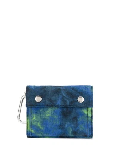 Shop Ports V Dye Detail Wallet In Blue