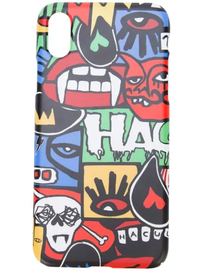 Shop Haculla Hacmania Iphone X Case - Multicolour