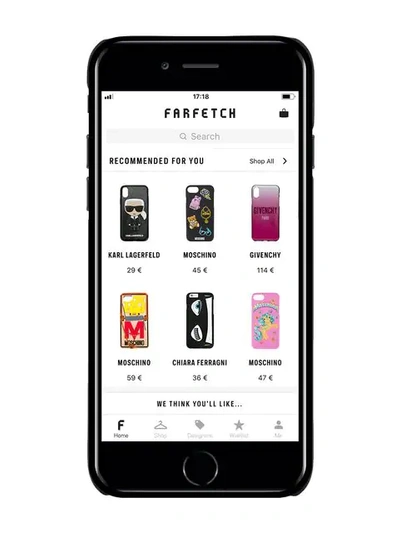 Shop Marcelo Burlon County Of Milan Printed Iphone Cover In Black