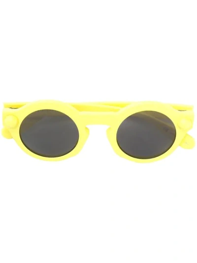 Shop Christopher Kane Round In Yellow