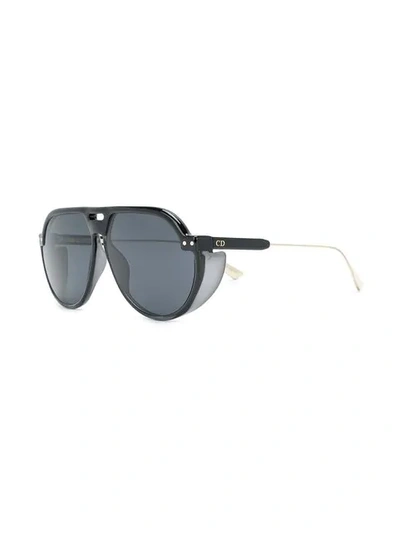 Shop Dior Club 3 Sunglasses In Black