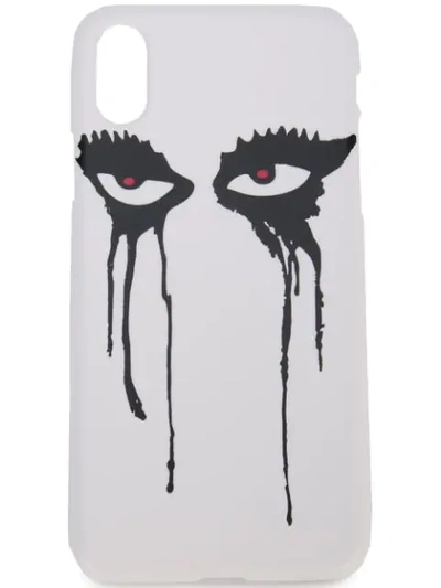 Shop Haculla Moody Eyes Iphone X Case - White