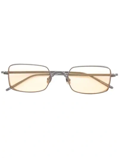 Shop Matsuda Square Frame Sunglasses In Grey
