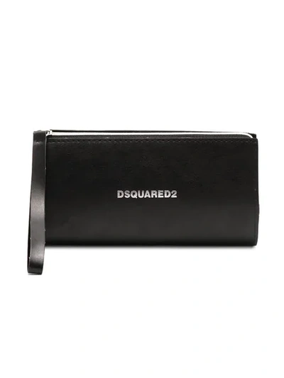 Shop Dsquared2 Embellished Cat Eye Glasses In 005 Black