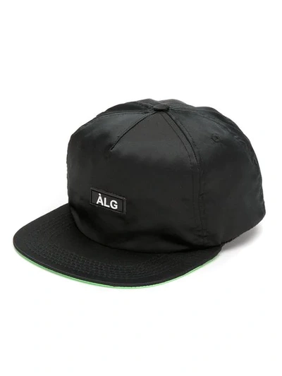 Shop Àlg Logo Patch Baseball Cap In Black