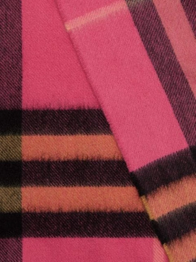 Shop Burberry The Classic Cashmere Scarf In Check In Pink