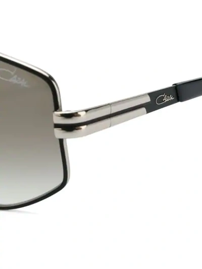 Shop Cazal Square Tinted Sunglasses In Black