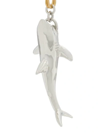 Shop Ambush Shark Pin Earring In Silver