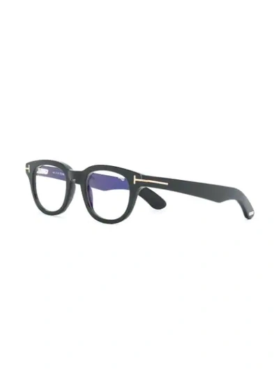 Shop Tom Ford Chunky Wayfarer Style Glasses In 001 Black