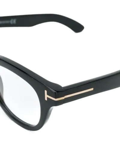 Shop Tom Ford Chunky Wayfarer Style Glasses In 001 Black