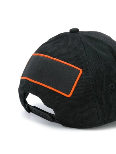 Shop Diesel Mixed Patch Baseball Cap In Black