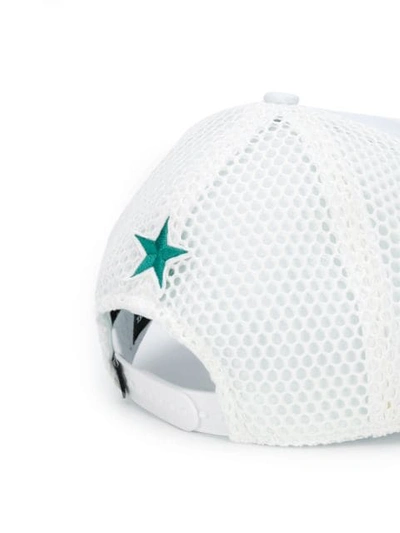 Shop Diesel Neoprene Baseball Cap In White