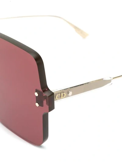 Shop Dior Colorquake1 Sunglasses In Gold