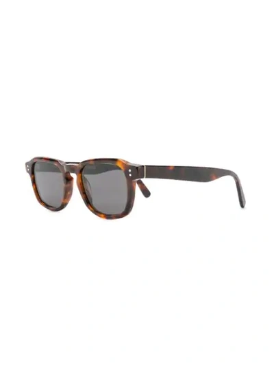 Shop Retrosuperfuture Luce Sunglasses In Brown