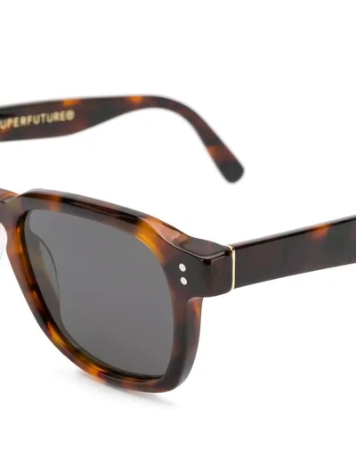 Shop Retrosuperfuture Luce Sunglasses In Brown