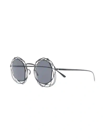 Shop Mykita Nita Sunglasses In Black