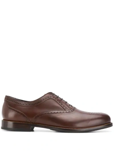 HARRYS OF LONDON CLASSIC LACE-UP SHOES - 棕色
