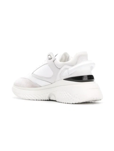 Shop Buscemi Veloce Sneakers In White