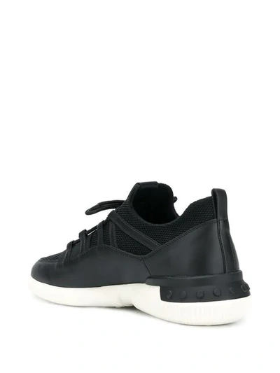 Shop Tod's No_code_01 Sneakers In Black