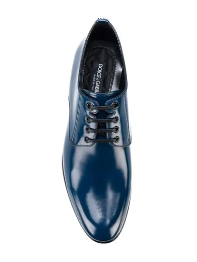 Shop Dolce & Gabbana Derby Shoes - Blue