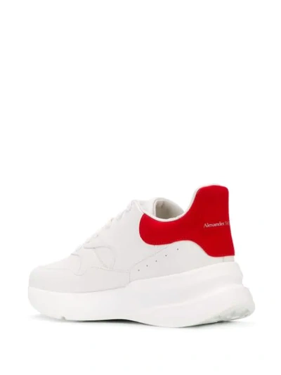 Shop Alexander Mcqueen Oversized Sneakers In 9676 Bianco