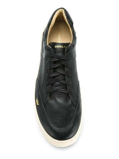 Osklen Panelled Sneakers In Black