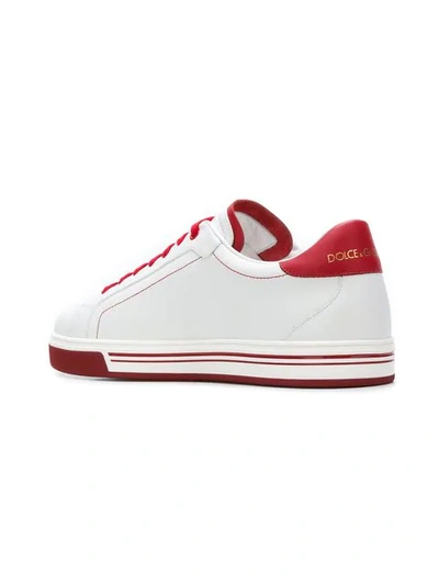 Shop Dolce & Gabbana Roma Sneakers In White