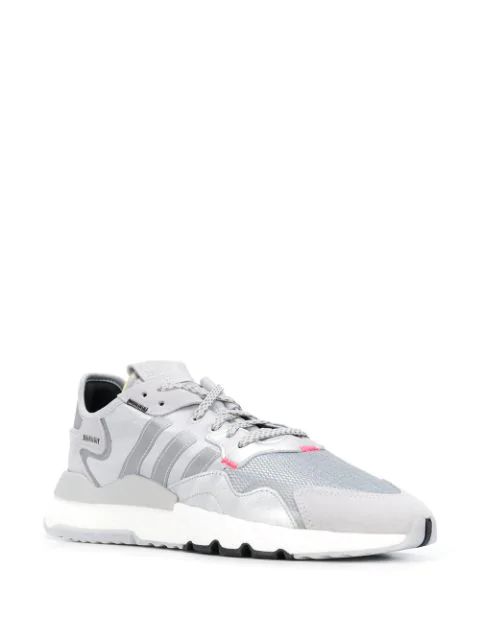 Adidas Originals Adidas Mens Nite Jogger Sneaker In Silvmt Lgsogr