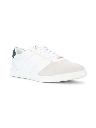 Shop Buscemi Box Off Sneakers In White