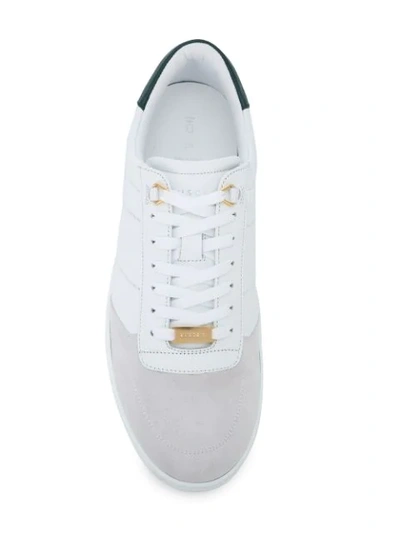 Shop Buscemi Box Off Sneakers In White