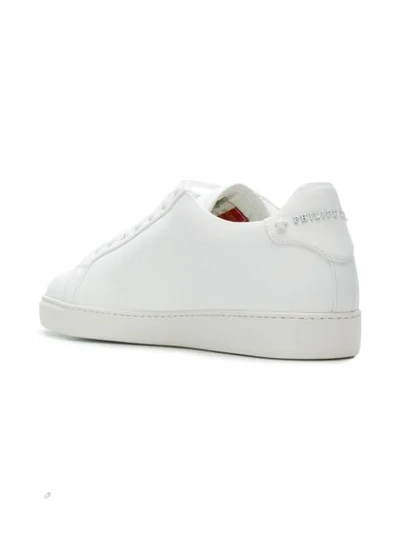 Shop Philipp Plein Regular Low-top Sneakers In White