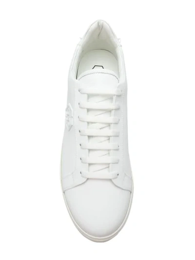 Shop Philipp Plein Regular Low-top Sneakers In White